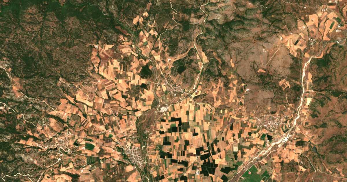 Carte satellite de Palaiókastron
