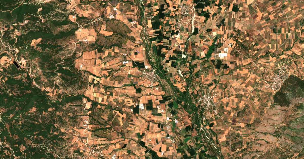 Carte satellite de Praitórion
