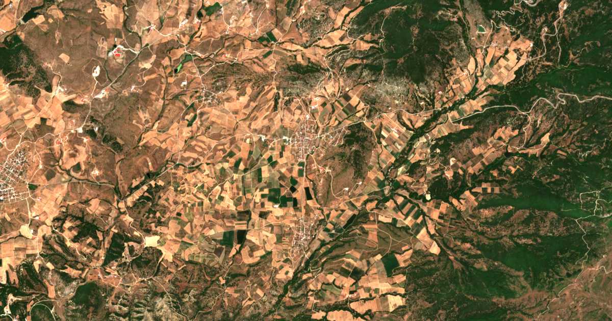 Carte satellite de Sparmós