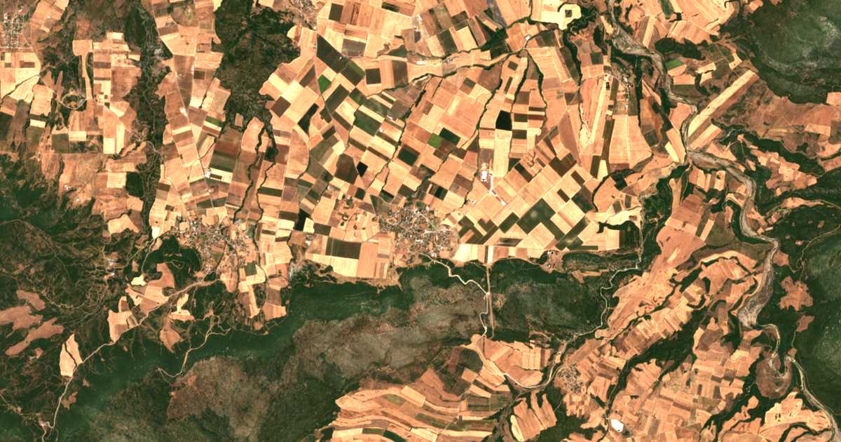 Carte satellite de Narthaki de Larissa