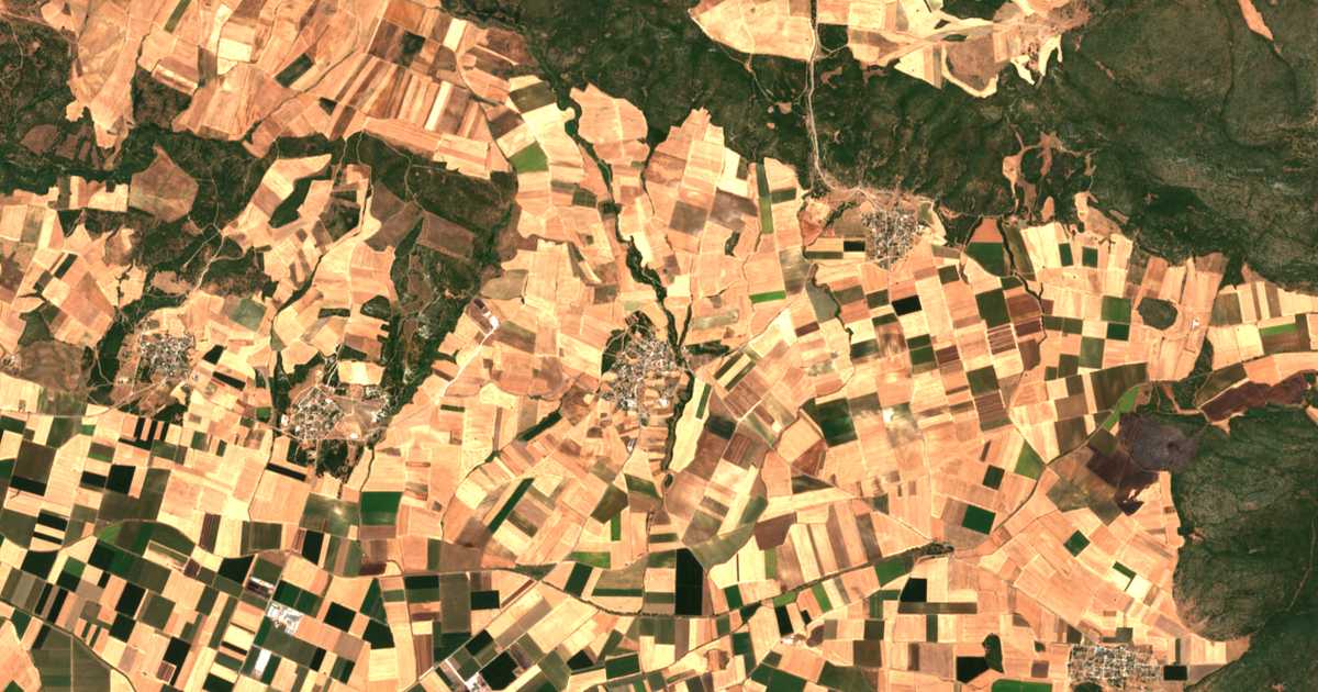 Carte satellite de Polydámeion