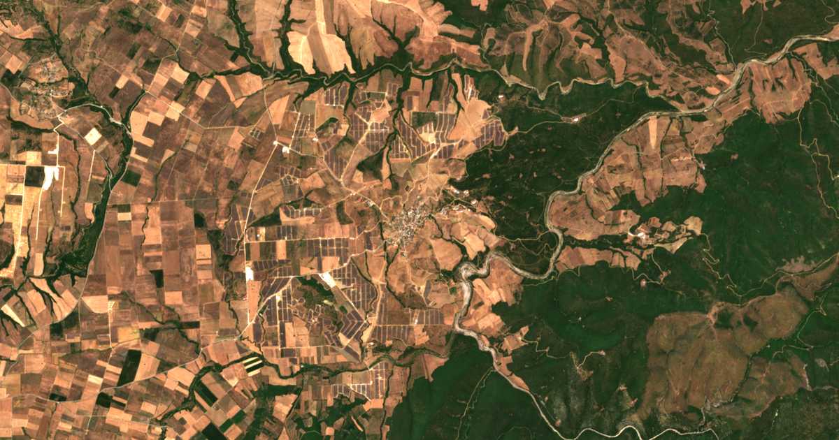 Carte satellite de Skopiá