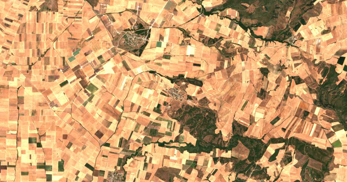 Carte satellite de Thetídio