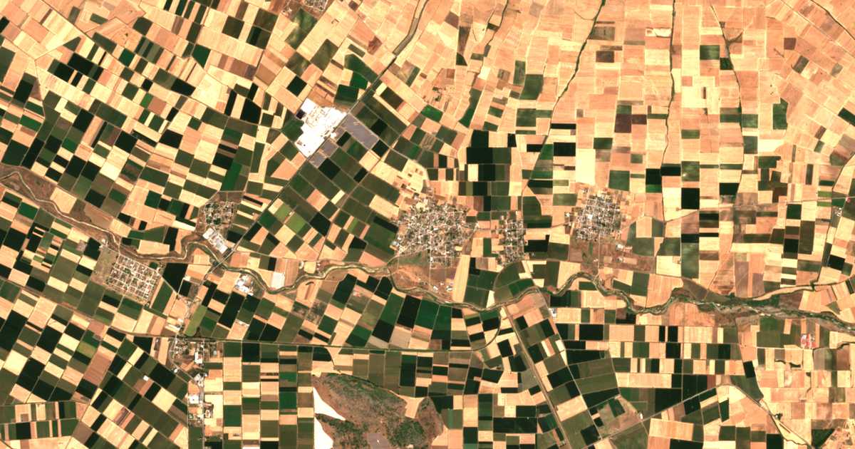 Carte satellite de Vamvakoú