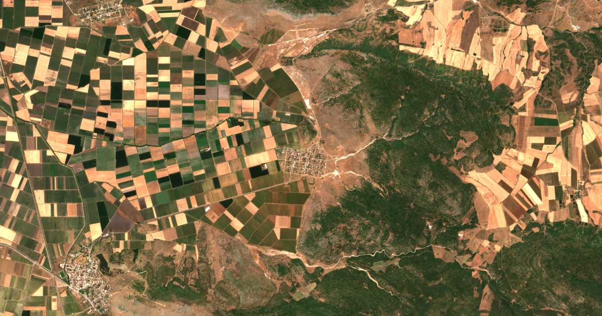 Carte satellite de Vrysiá
