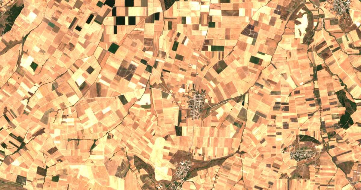 Carte satellite de Chará