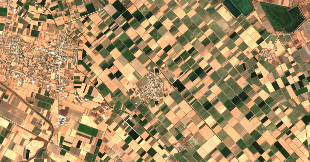 Carte satellite de Gláfki