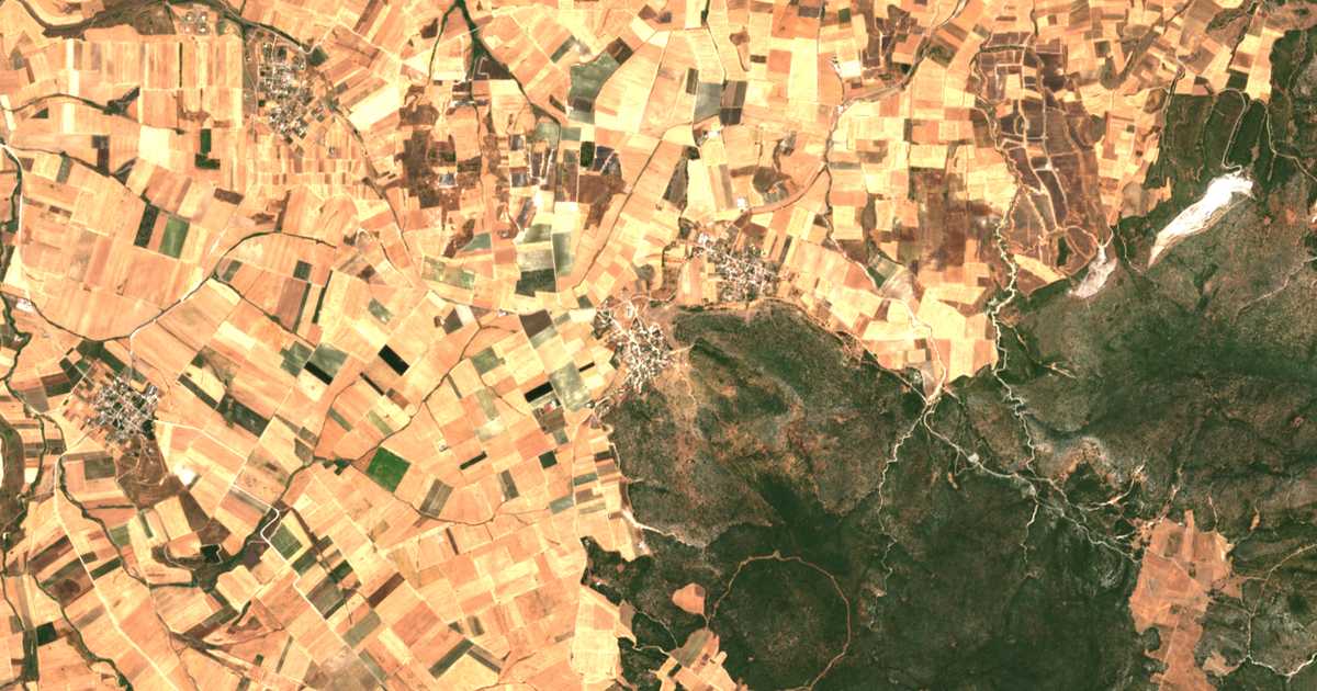 Carte satellite de Kalón Neró