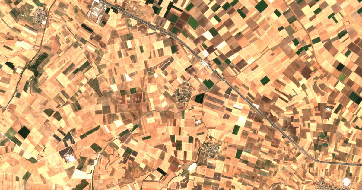 Carte satellite de Kyparíssia