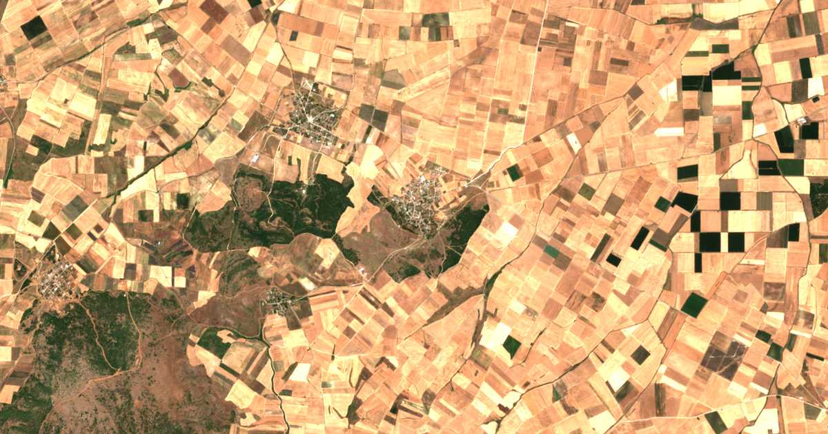 Carte satellite de Kypárissos