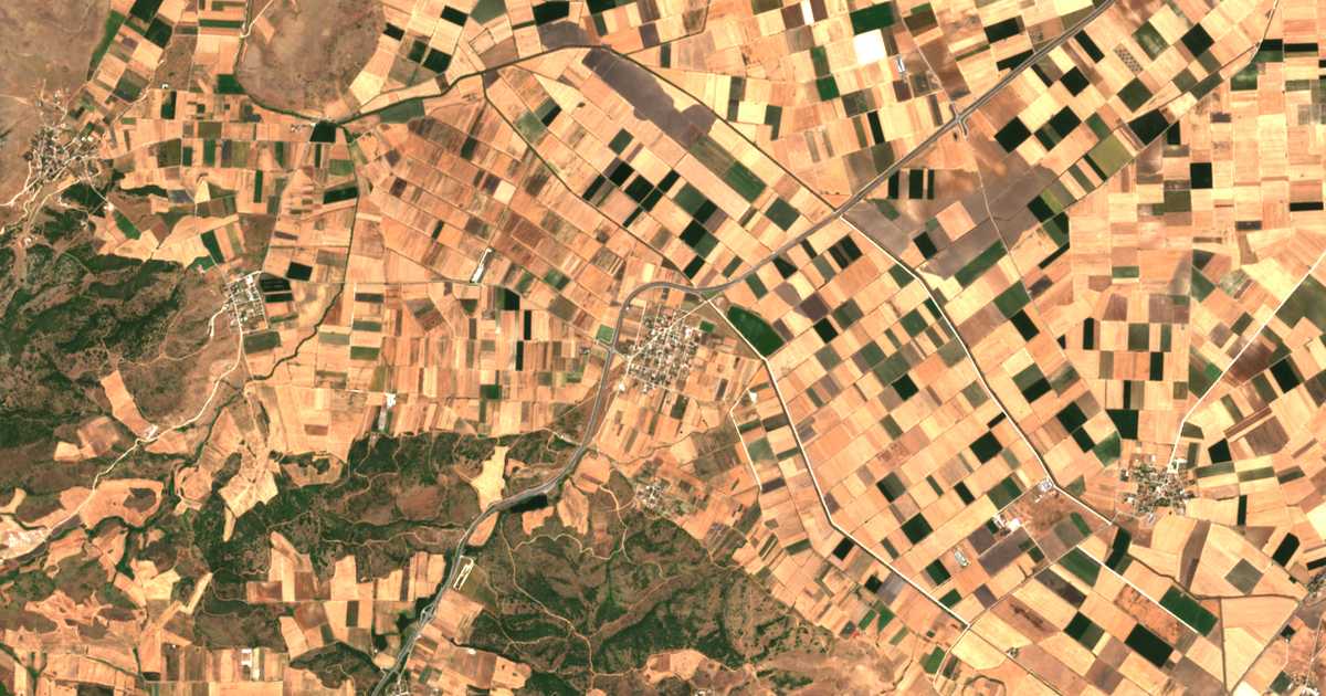 Carte satellite de Mavrovoúnion