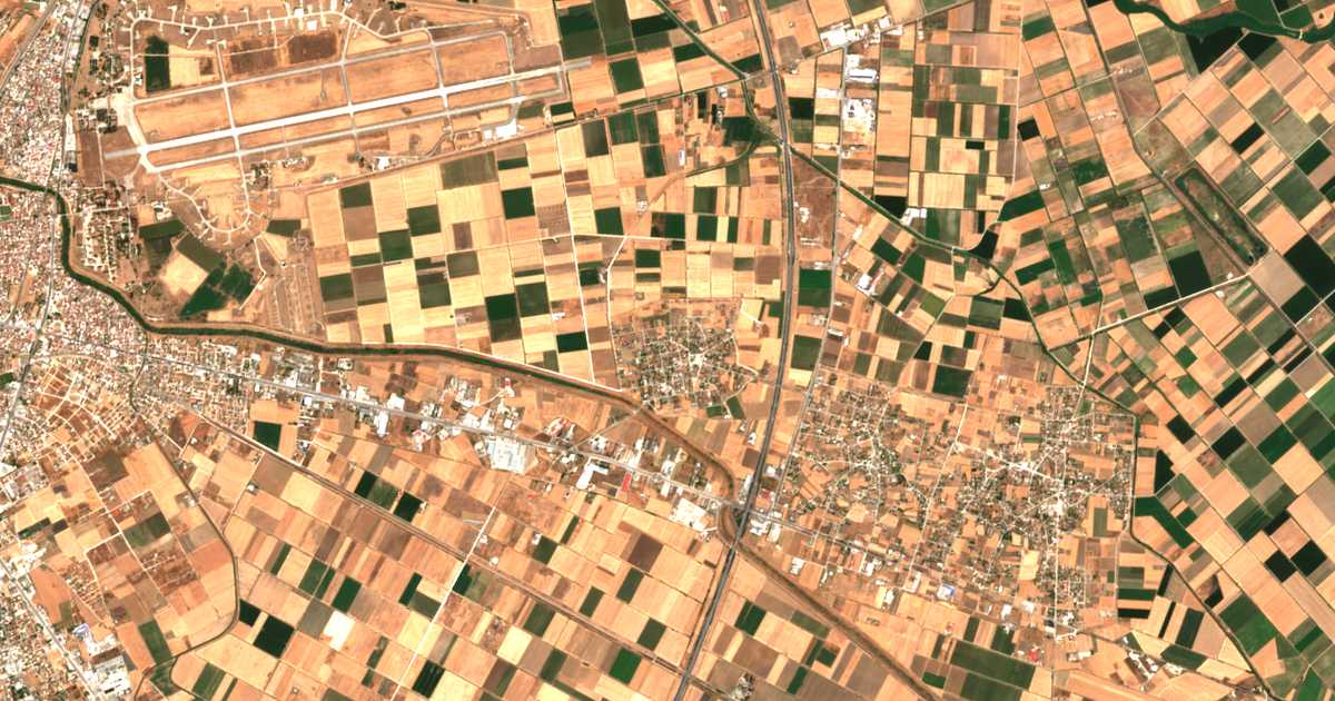 Carte satellite de Melissochórion