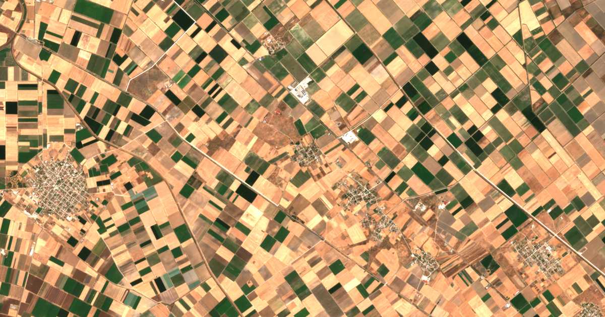 Carte satellite de Módestos