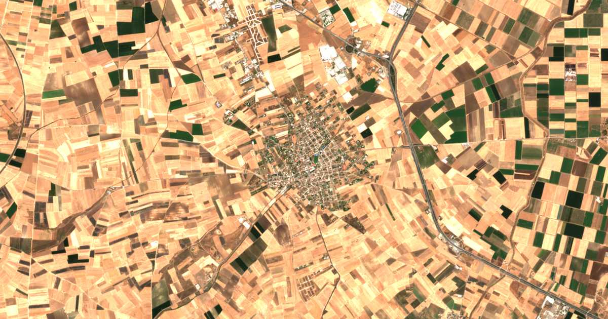 Carte satellite de Níkea
