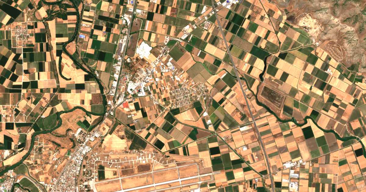Carte satellite de Omorfochórion