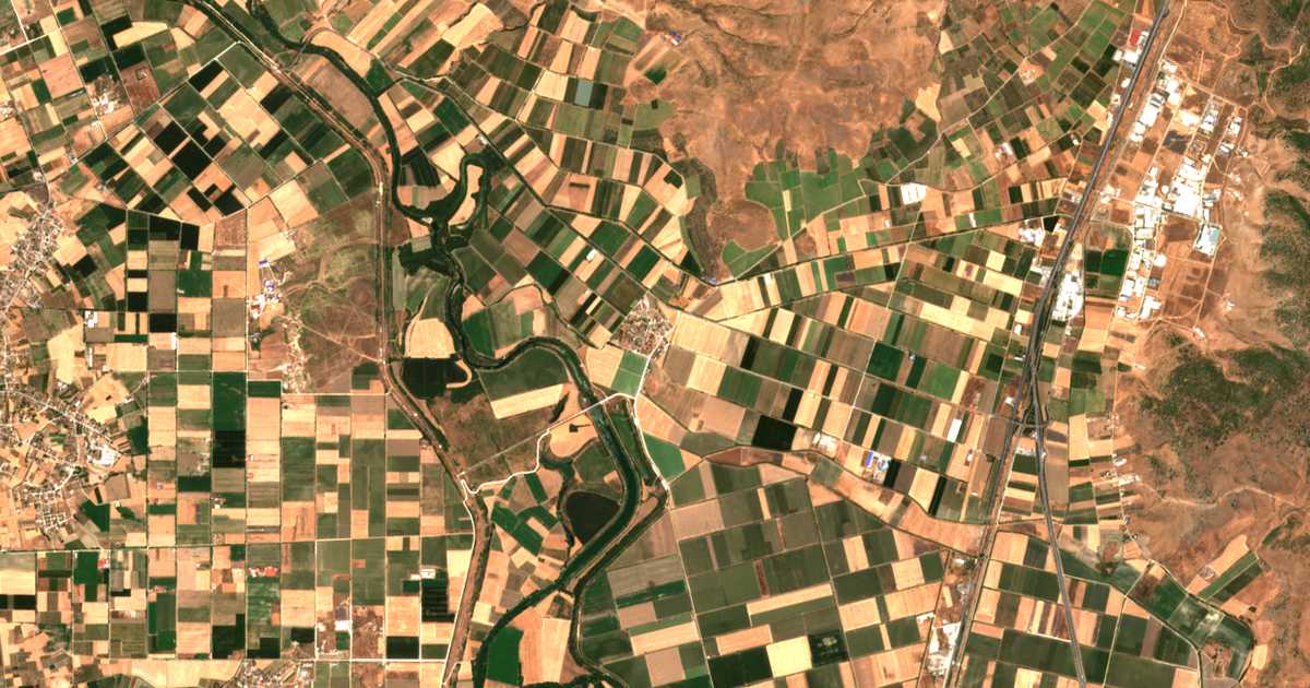 Carte satellite de Gyrtóni