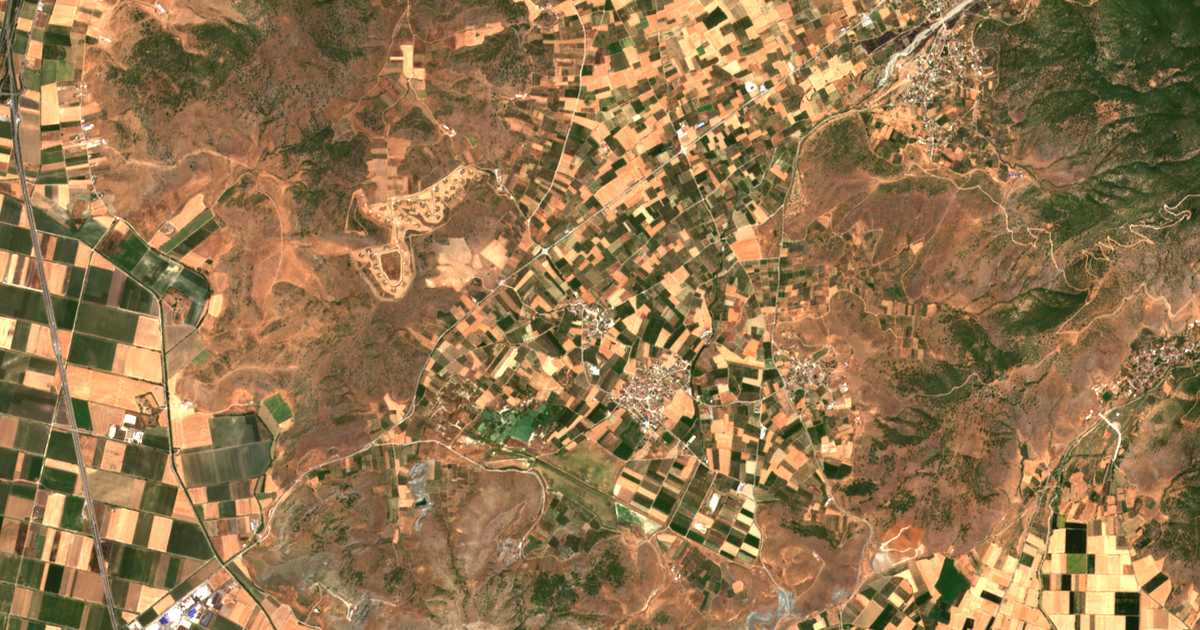 Carte satellite de Néssonas