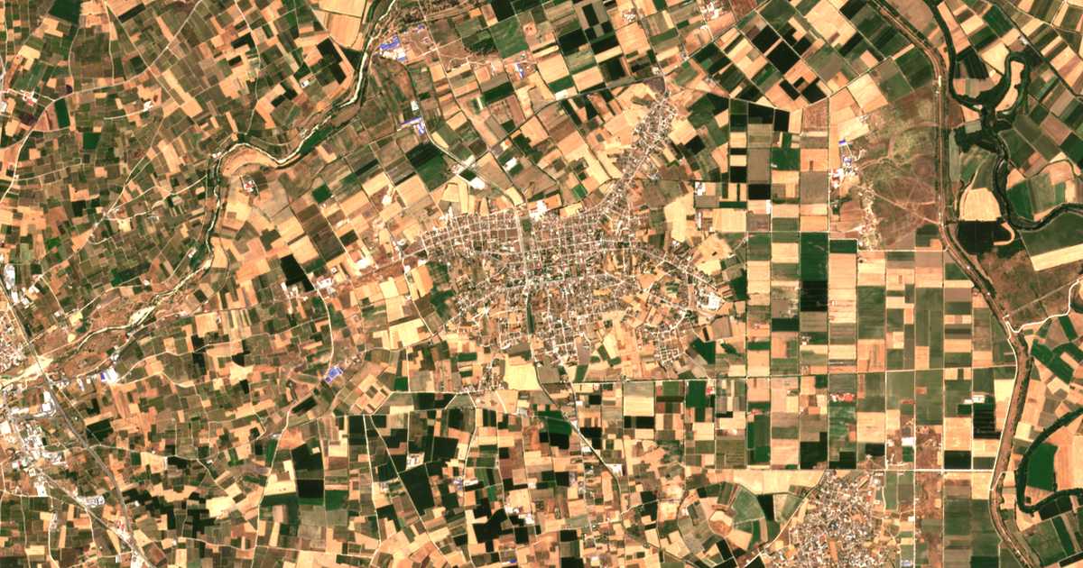 Carte satellite de Ambelónas