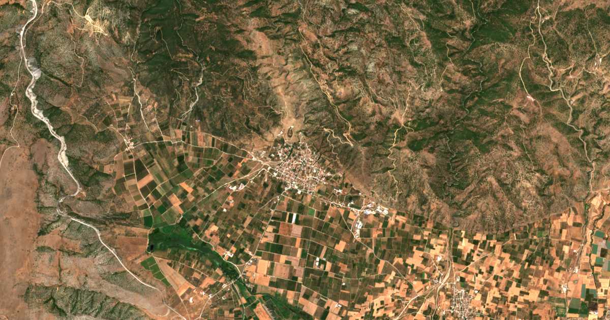 Carte satellite de Argyropoúleion