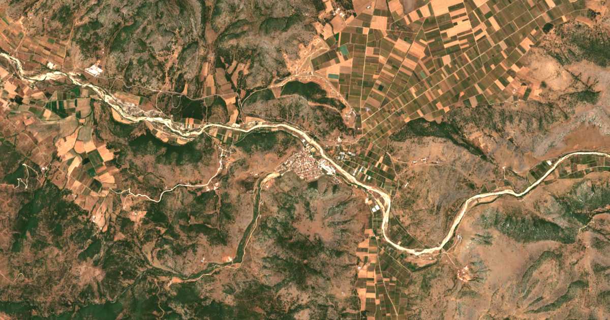 Carte satellite de Damásion