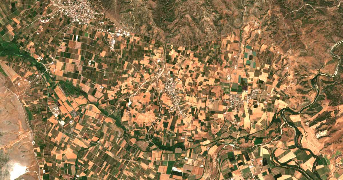 Carte satellite de Deléria