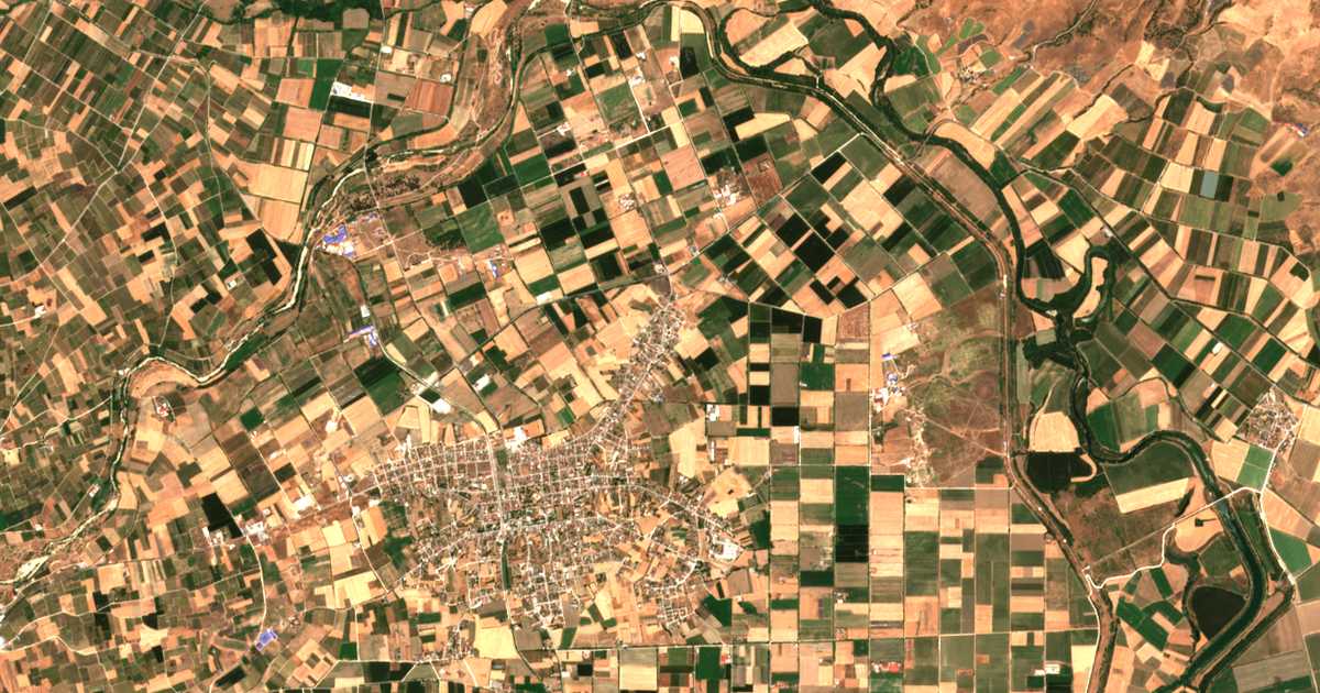 Carte satellite de Vryótopos