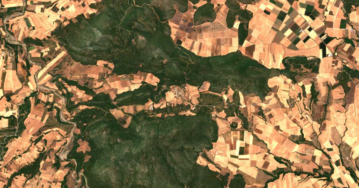 Carte satellite de Fyláki