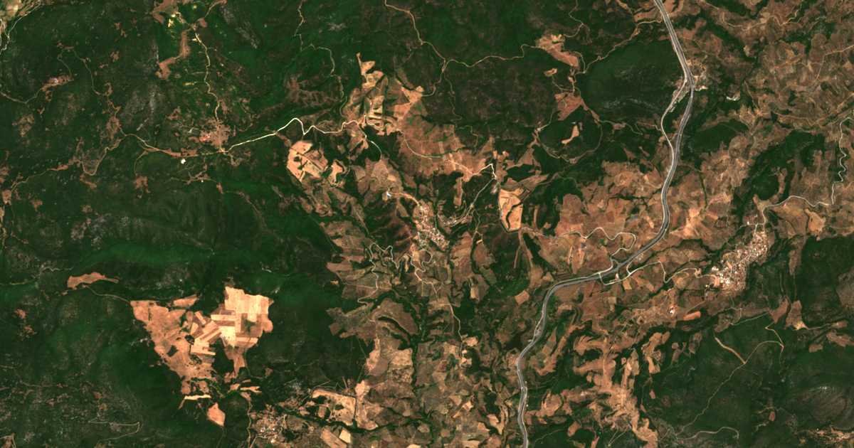 Carte satellite de Gavrianí