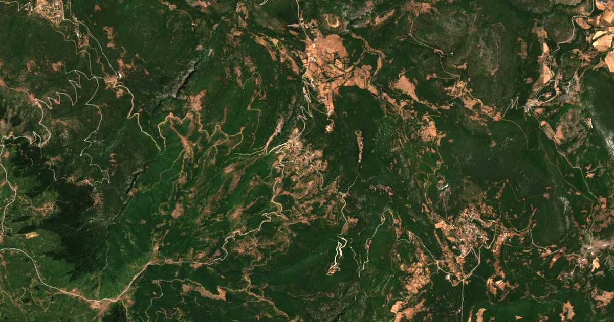Carte satellite de Kokkotoí