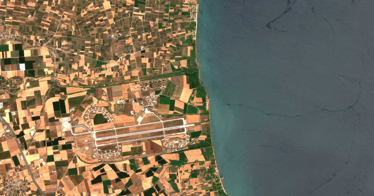 Carte satellite de Korfalákion