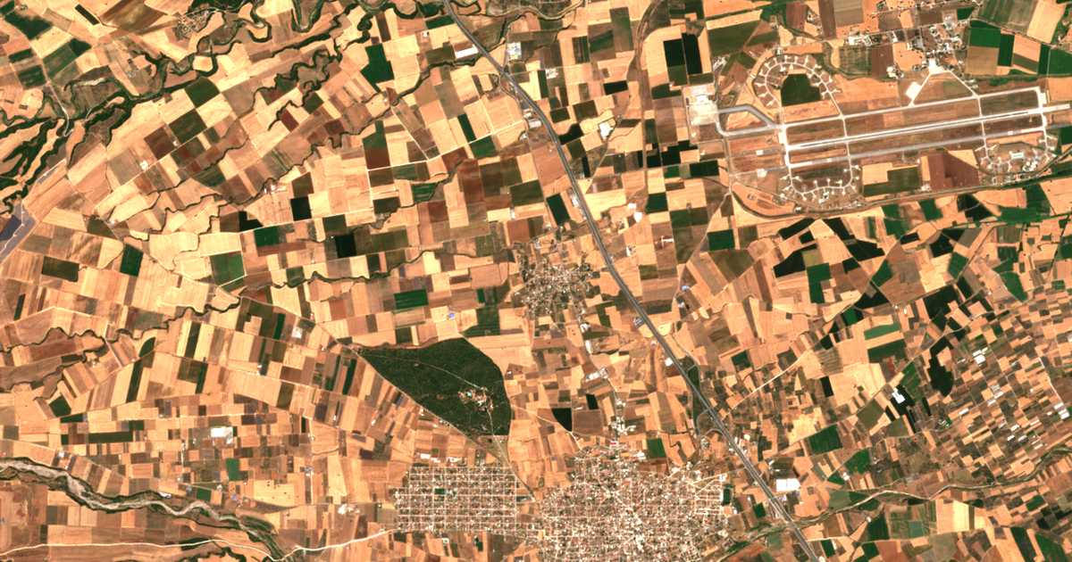 Carte satellite de Krókion