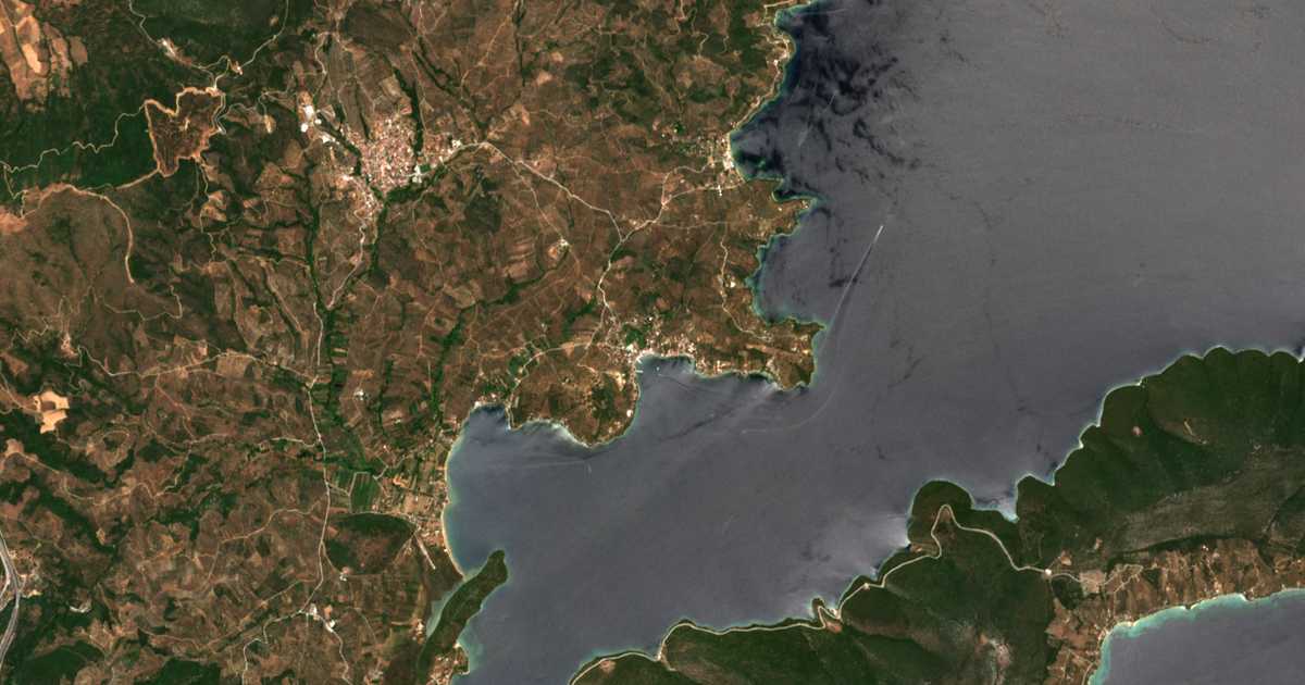 Carte satellite de Pigádion