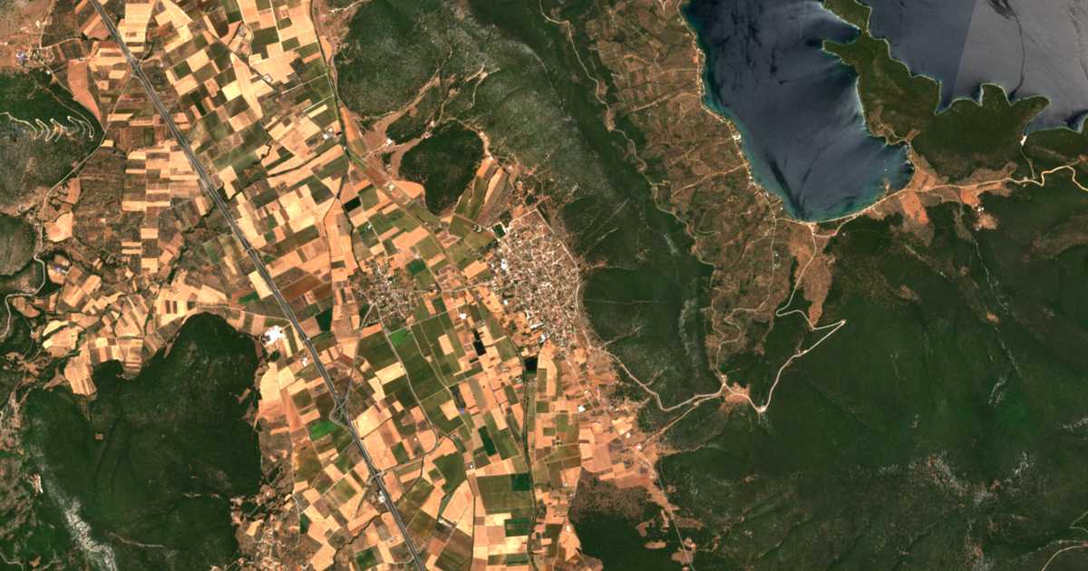 Carte satellite de Soúrpi