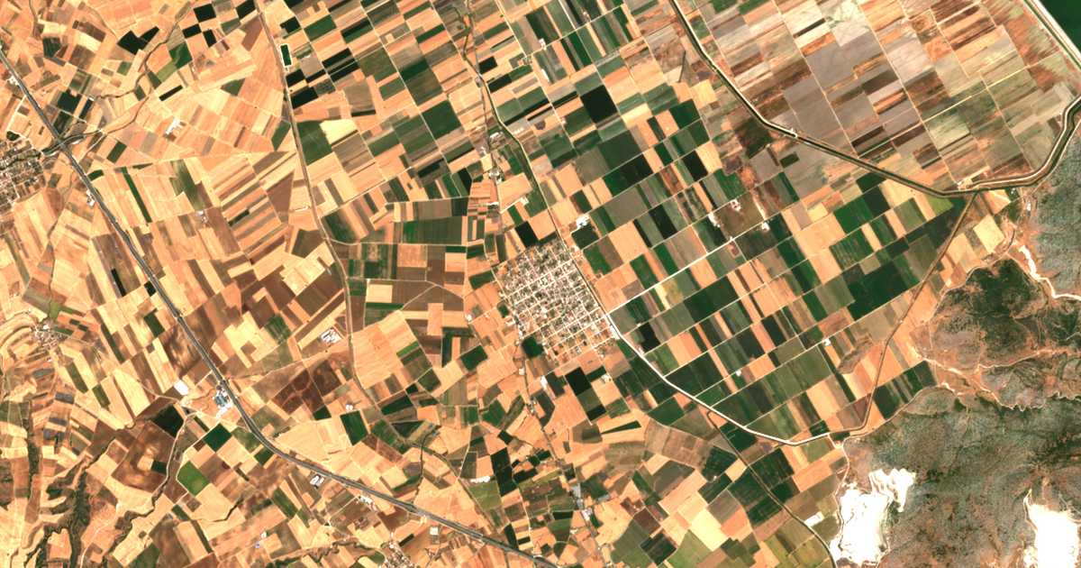 Carte satellite de Rizómylos