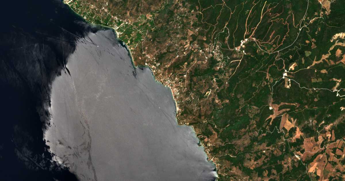 Carte satellite de Áfissos