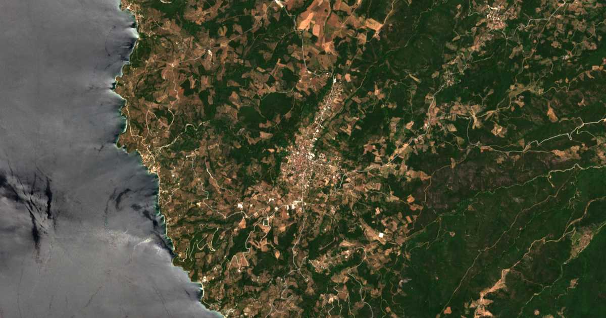 Carte satellite de Argalastí