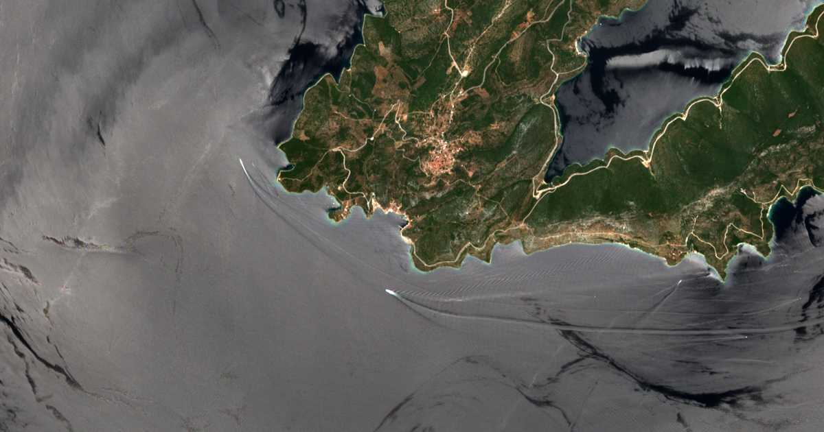 Carte satellite de Agía Kyriakí