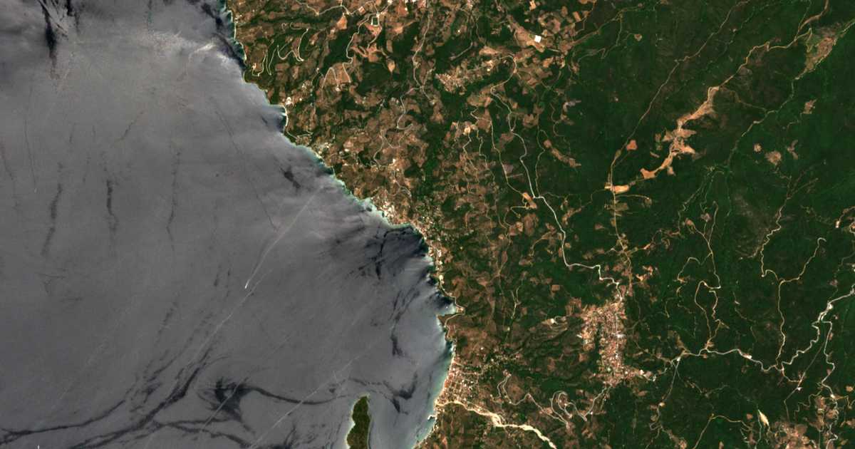 Carte satellite de Chórto
