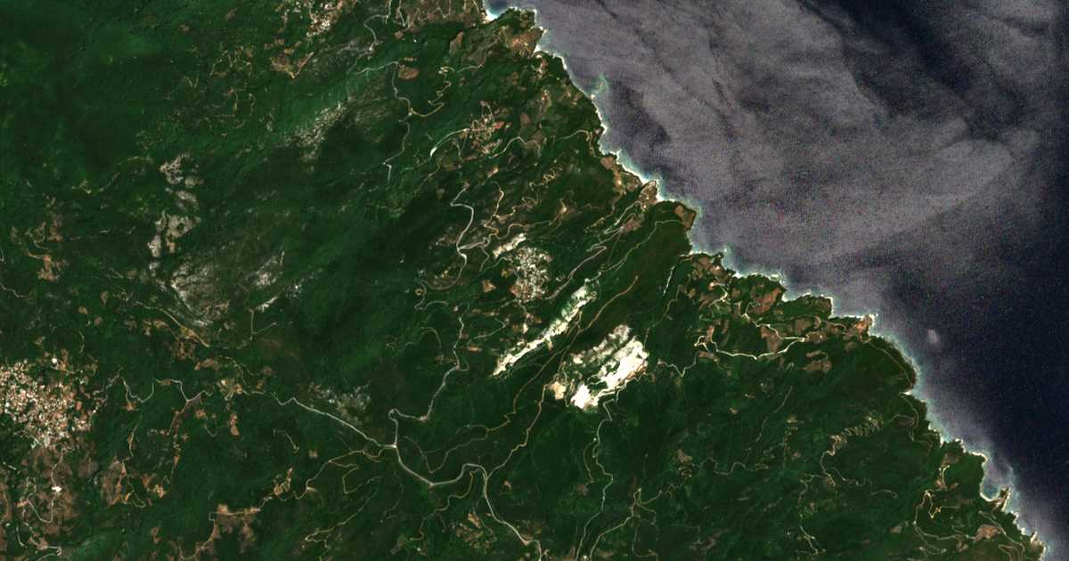 Carte satellite de Kalamáki