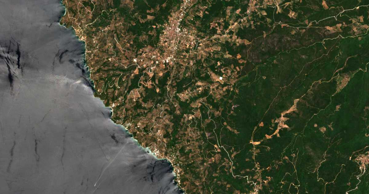 Carte satellite de Metóchi