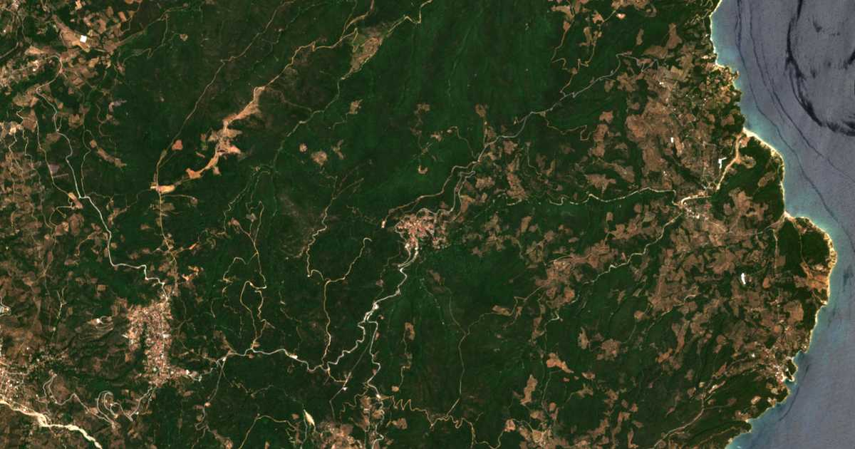 Carte satellite de Promýri