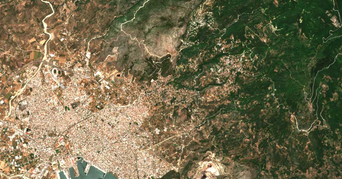 Carte satellite de Anakasiá