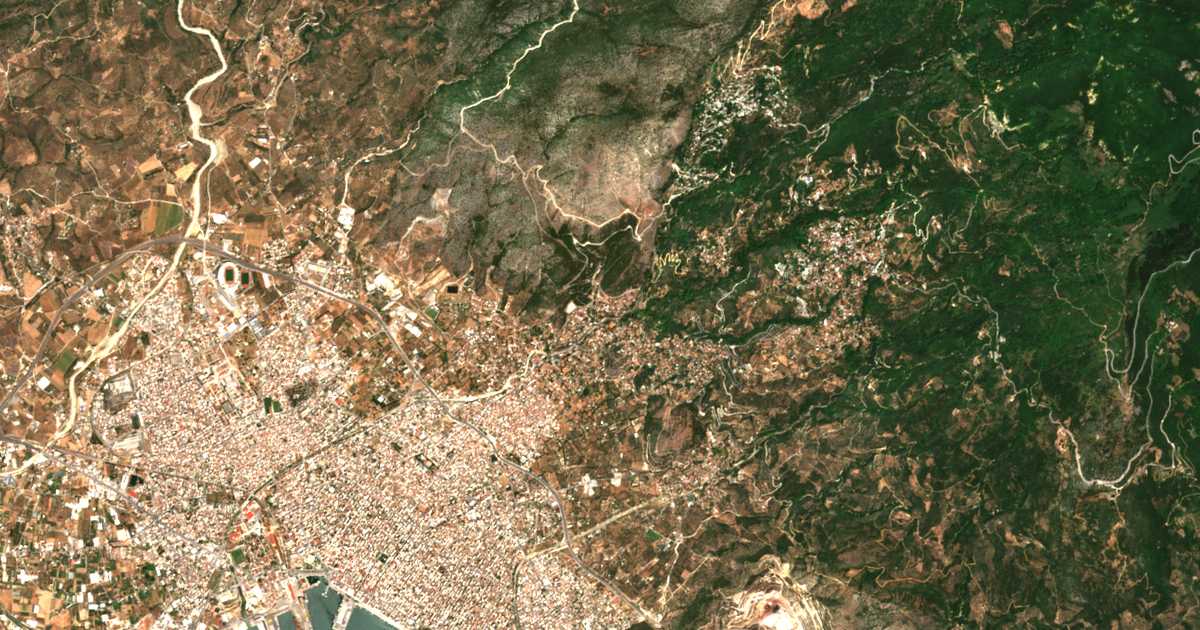 Carte satellite de Ágios Onoúfrios