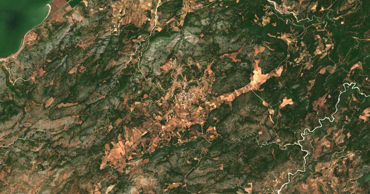 Carte satellite de Glafyrá