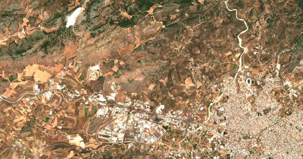 Carte satellite de Kákkavos