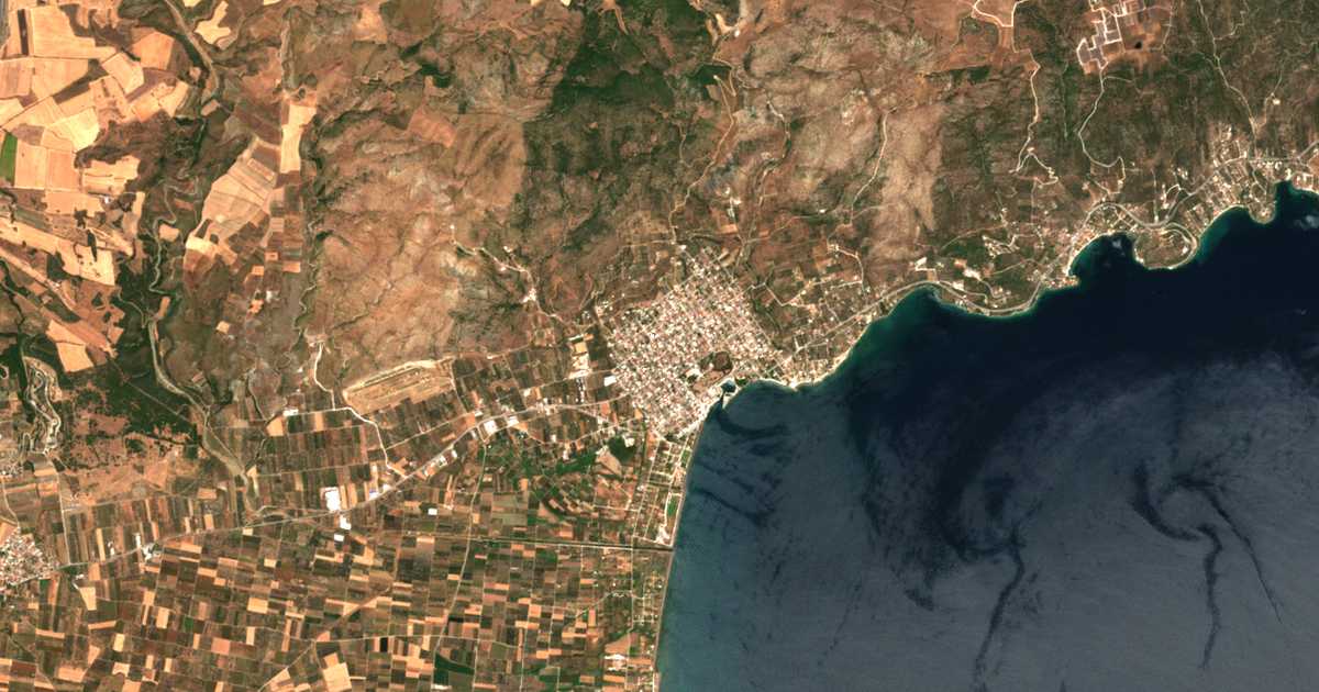 Carte satellite de Néa Anchíalos