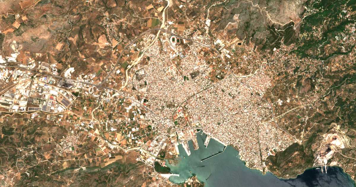 Carte satellite de Néa Ionía
