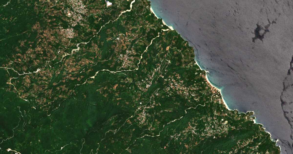 Carte satellite de Anílion