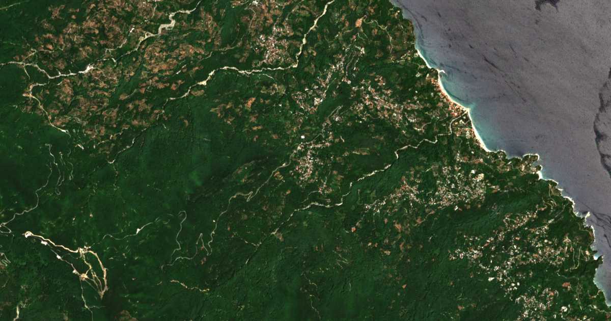 Carte satellite de Kissós