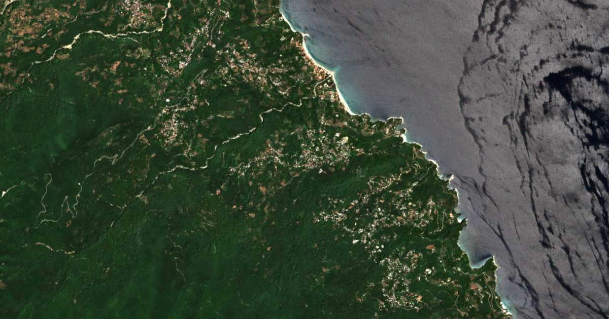Carte satellite de Moúresi